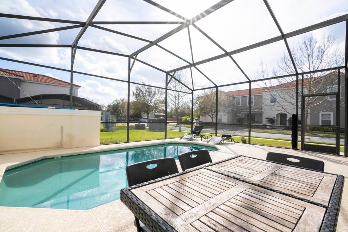 Four Bedroom W/ Screened Pool Close To Disney 4572 Kissimmee Exterior photo